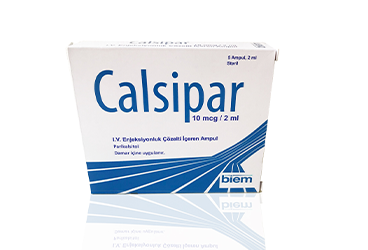 CALSIPAR 10 MCG/2 ML ENJEKSIYONLUK COZELTI ICEREN AMPUL (5 AMPUL)